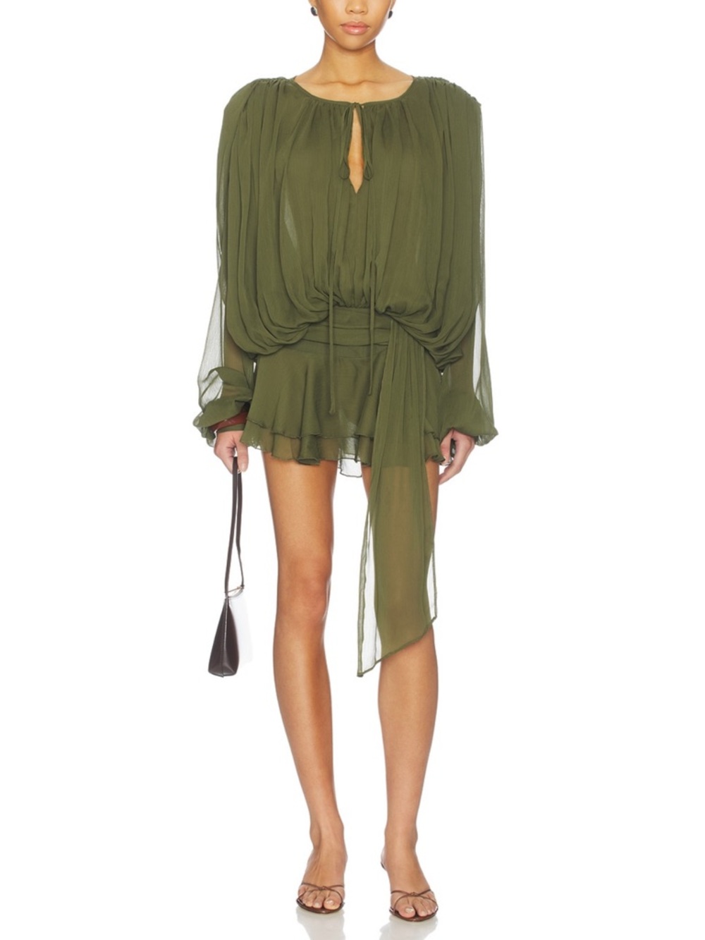 LIONESS Elements Mini Dress in Safari